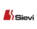 Sievin punamusta logo.
